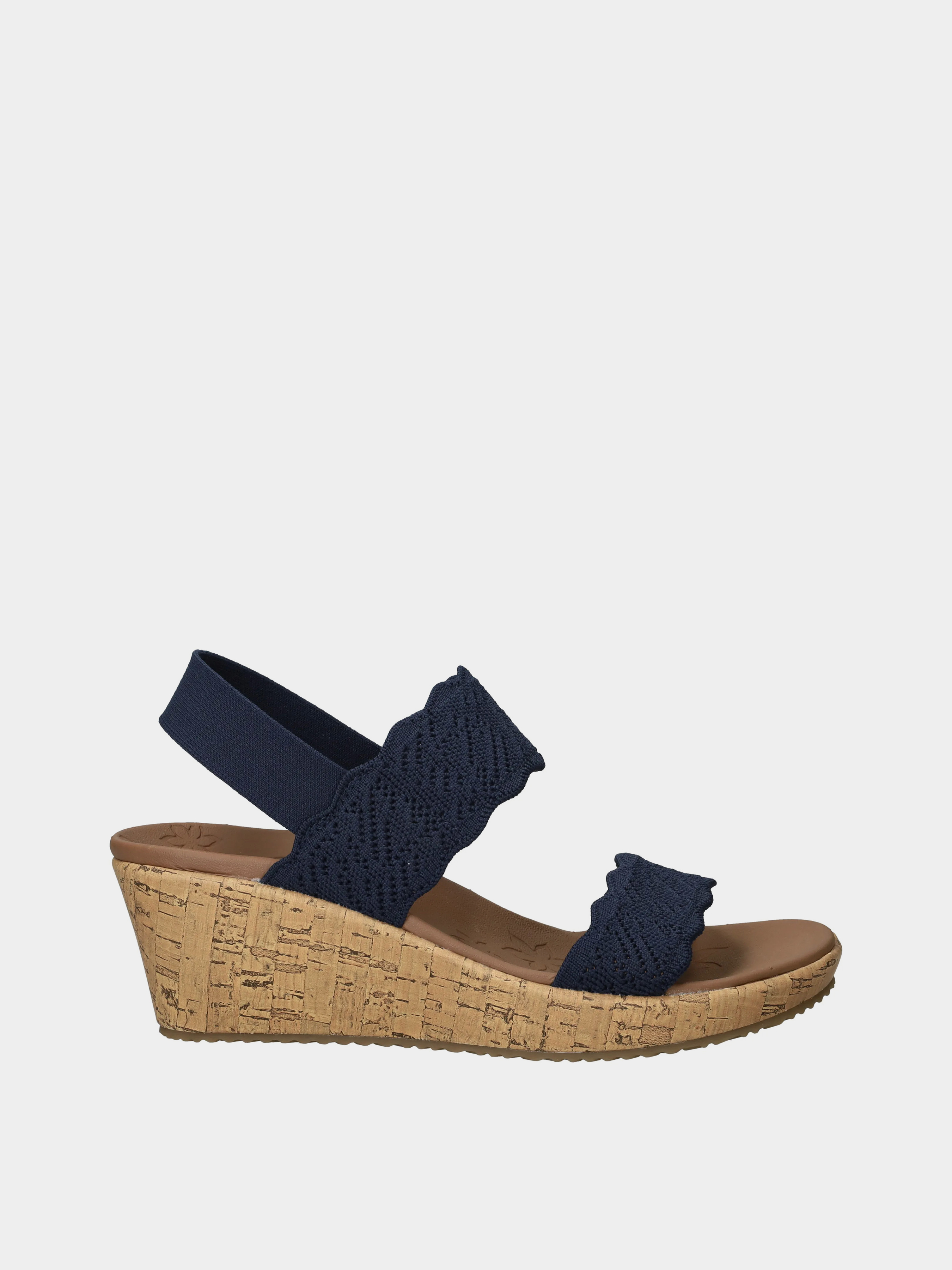 Жіночі Босоніжки Skechers BEVERLEE (KW9244) колір синій, матеріал текстиль Skechers - купити в Україні