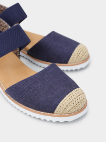 Эспадрильи Skechers BOBS Desert Kiss - Sun Shining модель 114132 NVY Фото