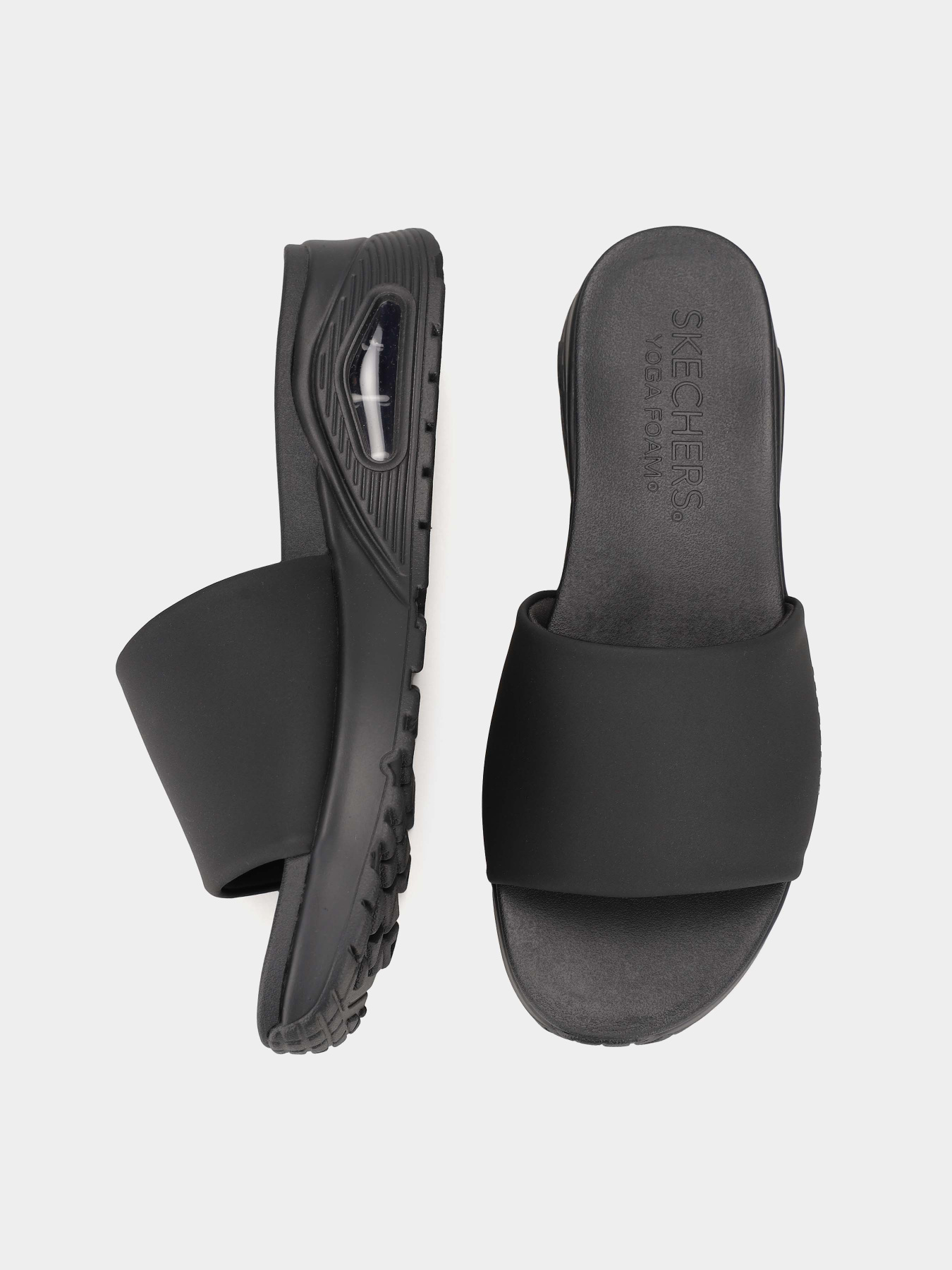 Шлепанцы Skechers Uno - Stand Together модель 164027 BBK Фото