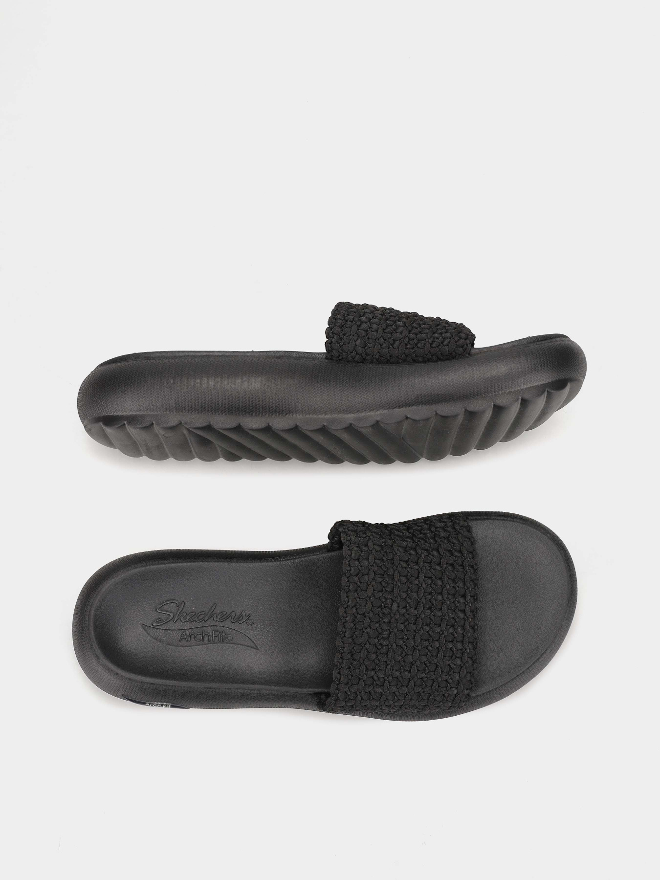 Шлепанцы Skechers Arch Fit Cloud - Oh She Pretty модель 119789 BBK Фото