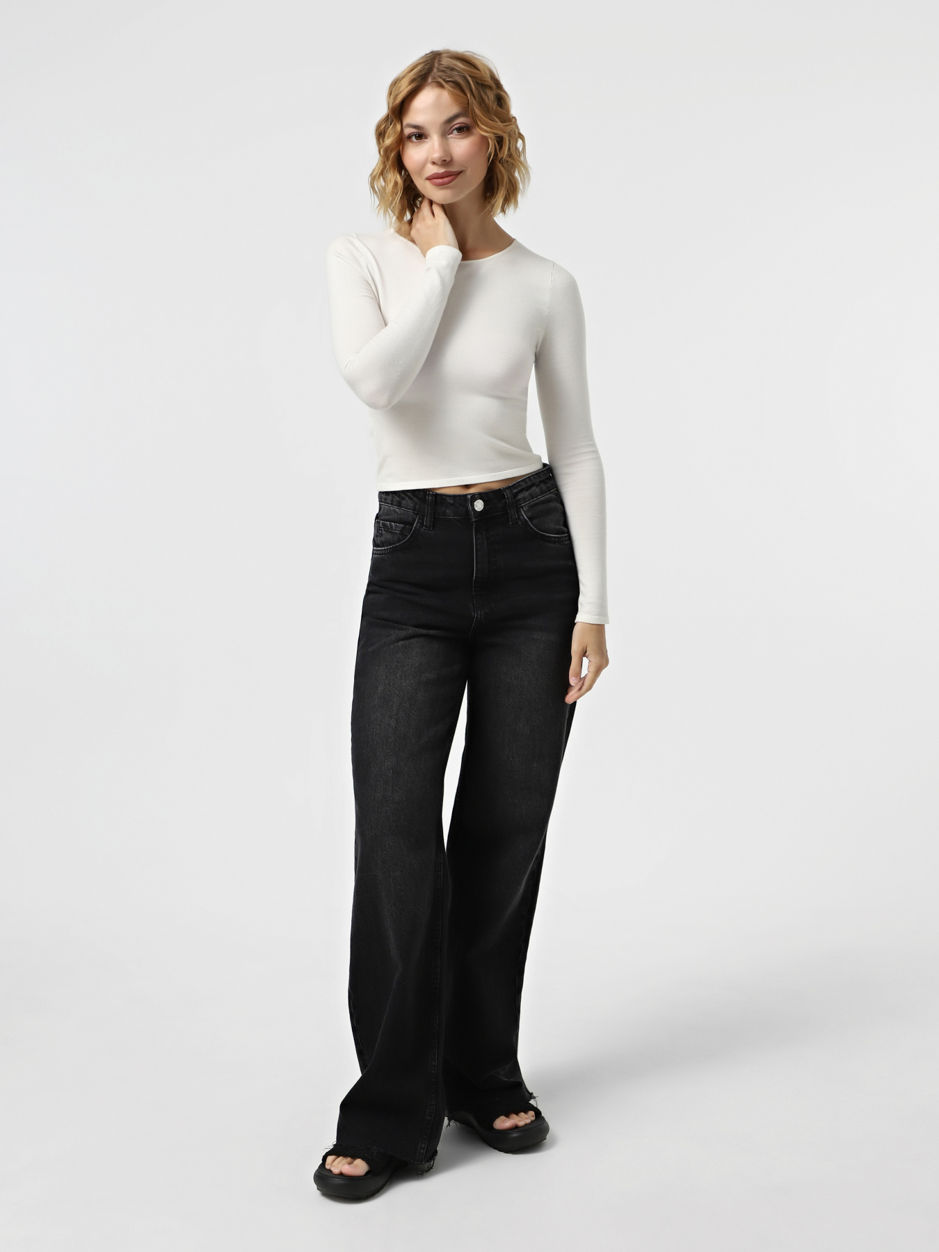 Шлепанцы Skechers Arch Fit Cloud - Oh She Pretty модель 119789 BBK Фото