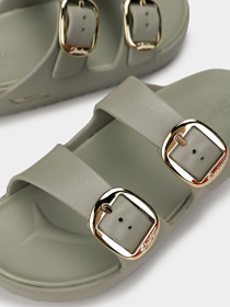 Шлепанцы Skechers Foamies: Arch Fit Cali Breeze - Gold Star модель 111592 OLV Фото