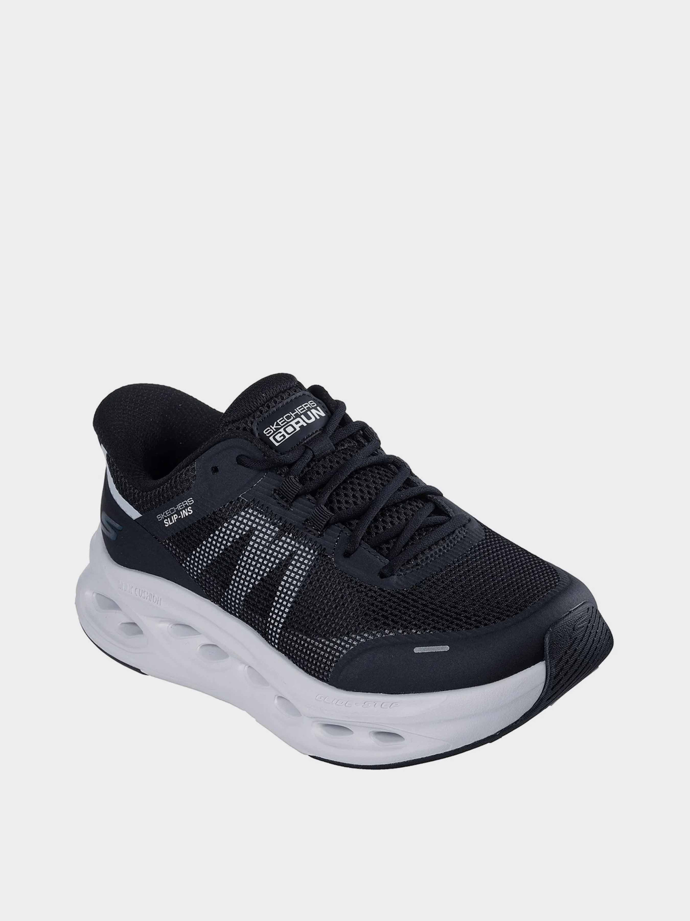 Кроссовки повседневные Skechers MAX CUSHIONING GLIDE-STEP модель 129401 BKW Фото