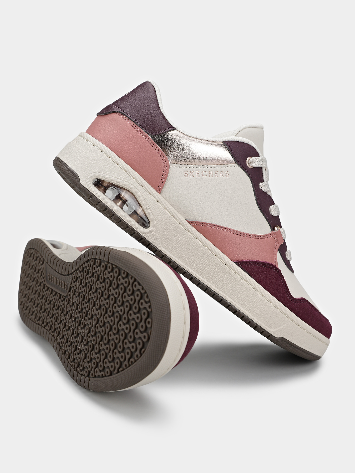 Кеды низкие Skechers Uno CTL - Subtle Shimmer модель 177815 PKMT Фото