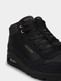 Ботинки Skechers UNO - Stacre Shine модель 177181 BBK Фото