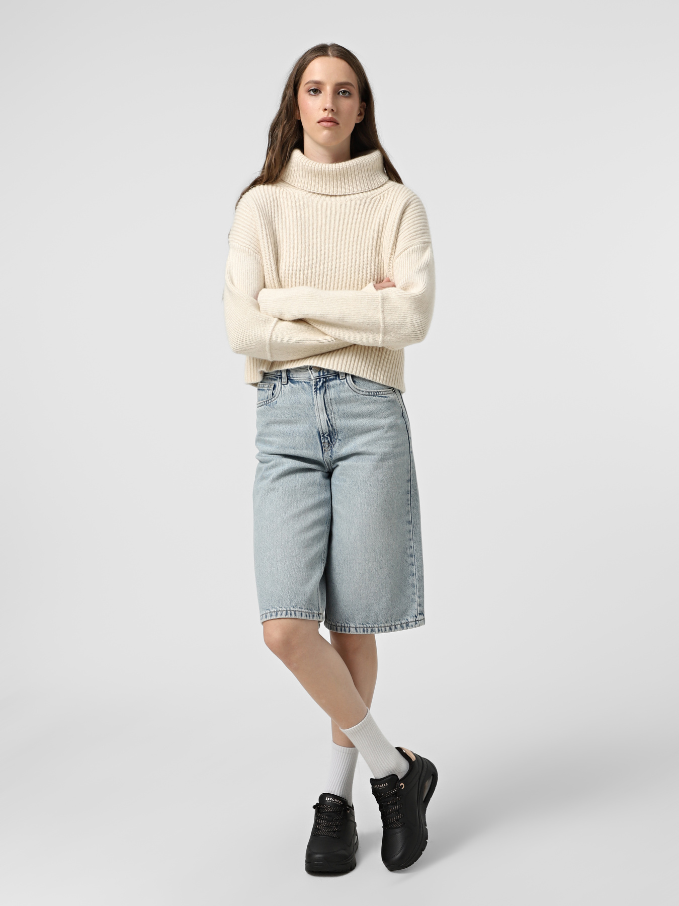 Кроссовки повседневные Skechers UNO ICON модель 177767 BBK Фото