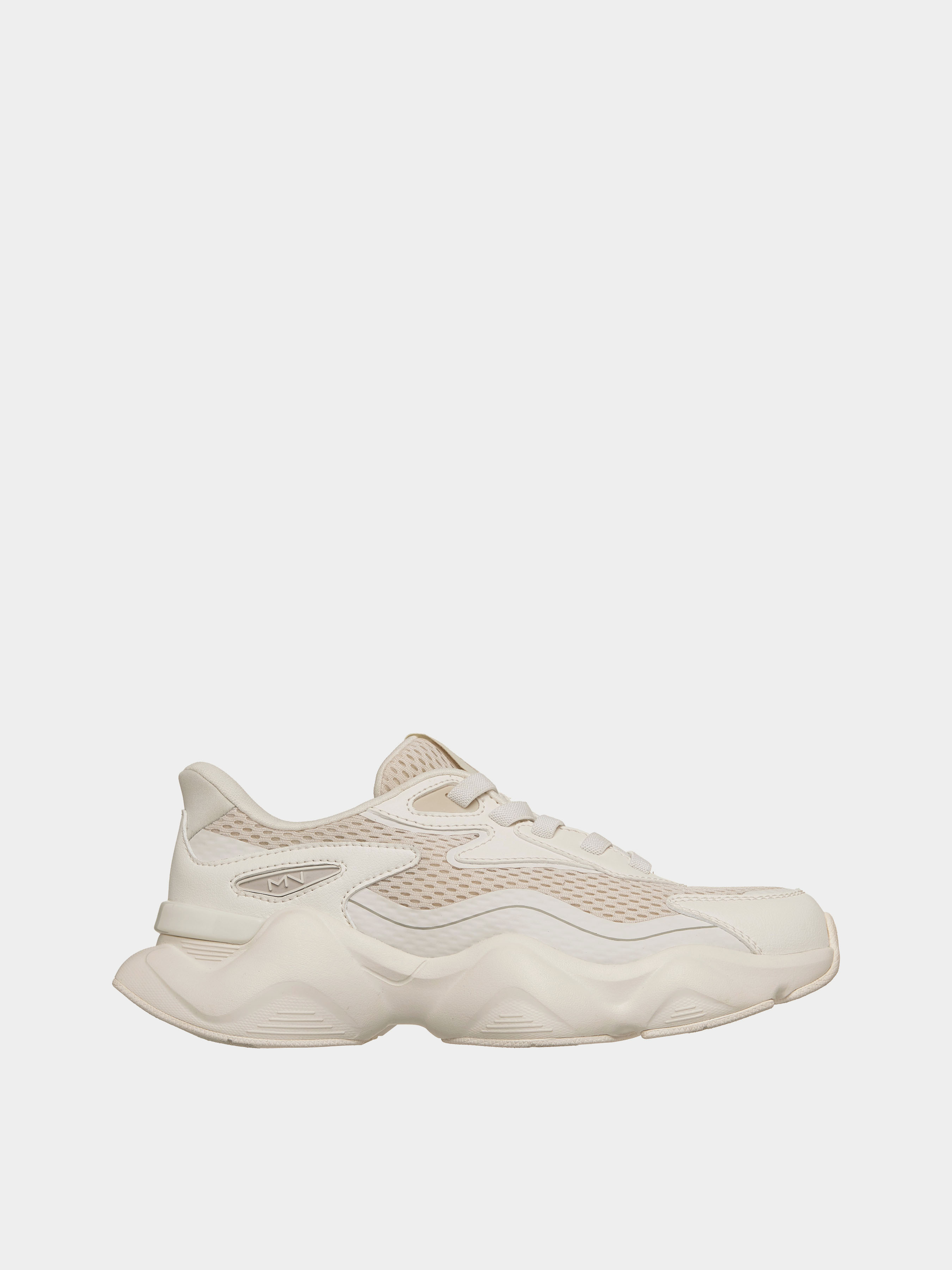 Жіночі Кросівки повсякденні Skechers STREET WAVE SNEAKER (KW9581) колір молочний, матеріал штучна шкіра/текстиль