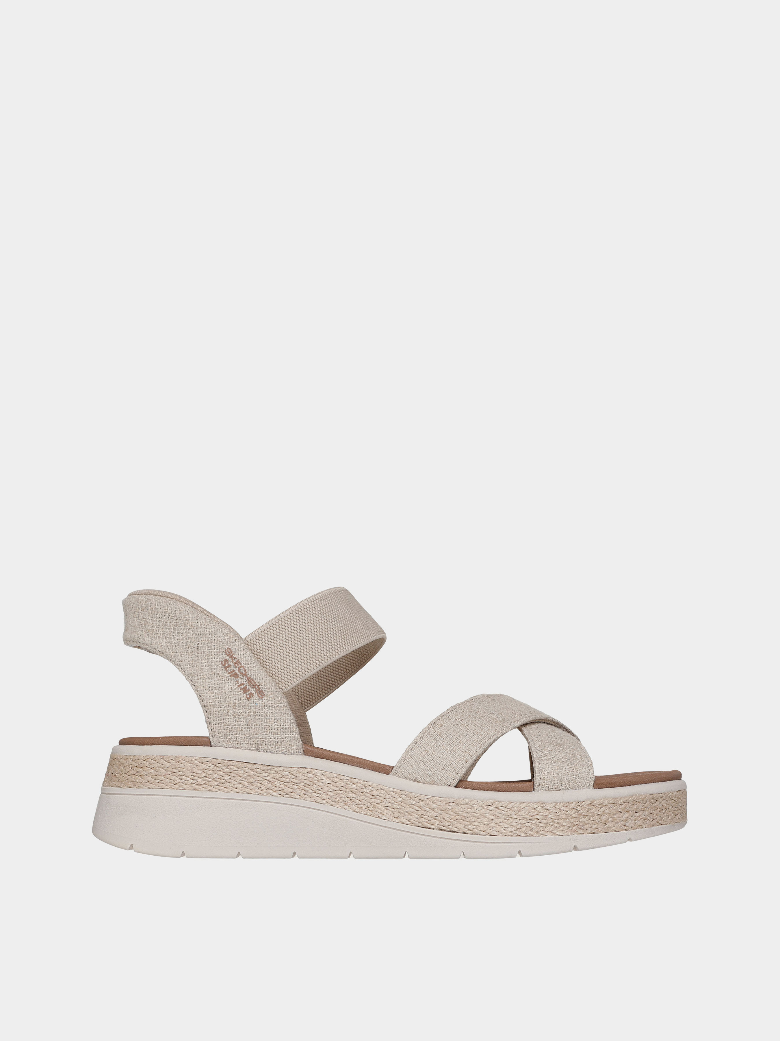 Жіночі Босоніжки Skechers SUN RAY (KW9612) колір бежевий, матеріал текстиль Skechers - купити в Україні