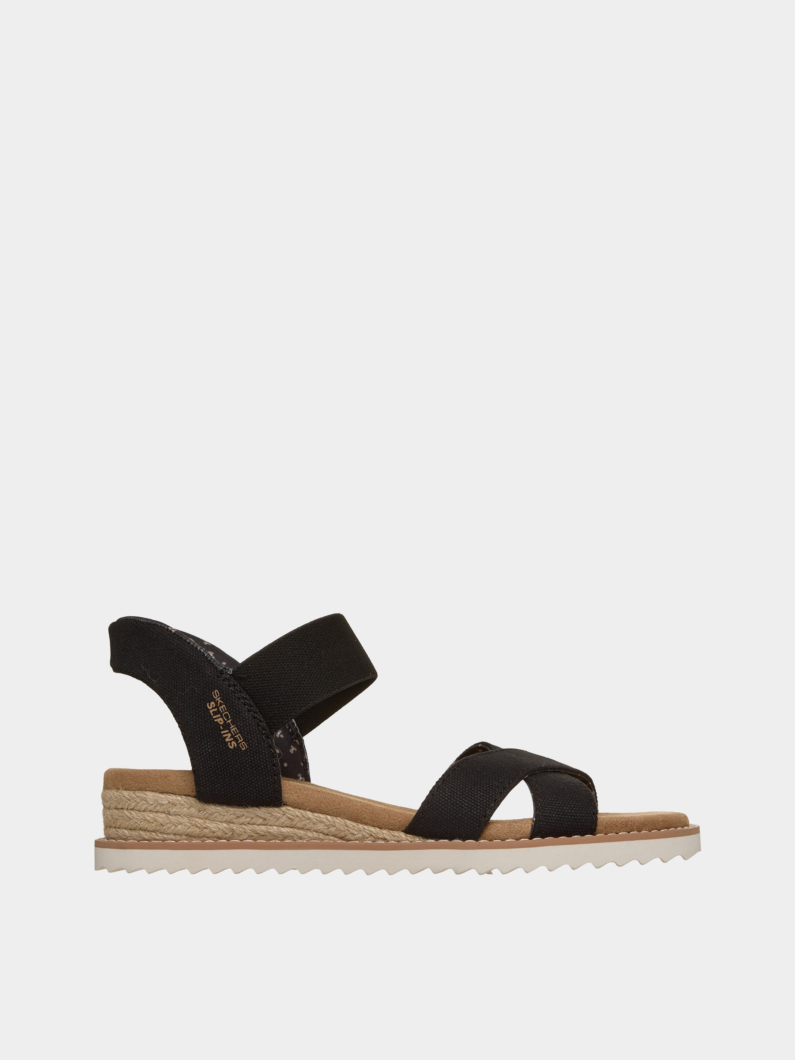 Жіночі Босоніжки Skechers DESERT KISS (KW9613) колір чорний, матеріал текстиль Skechers - купити в Україні