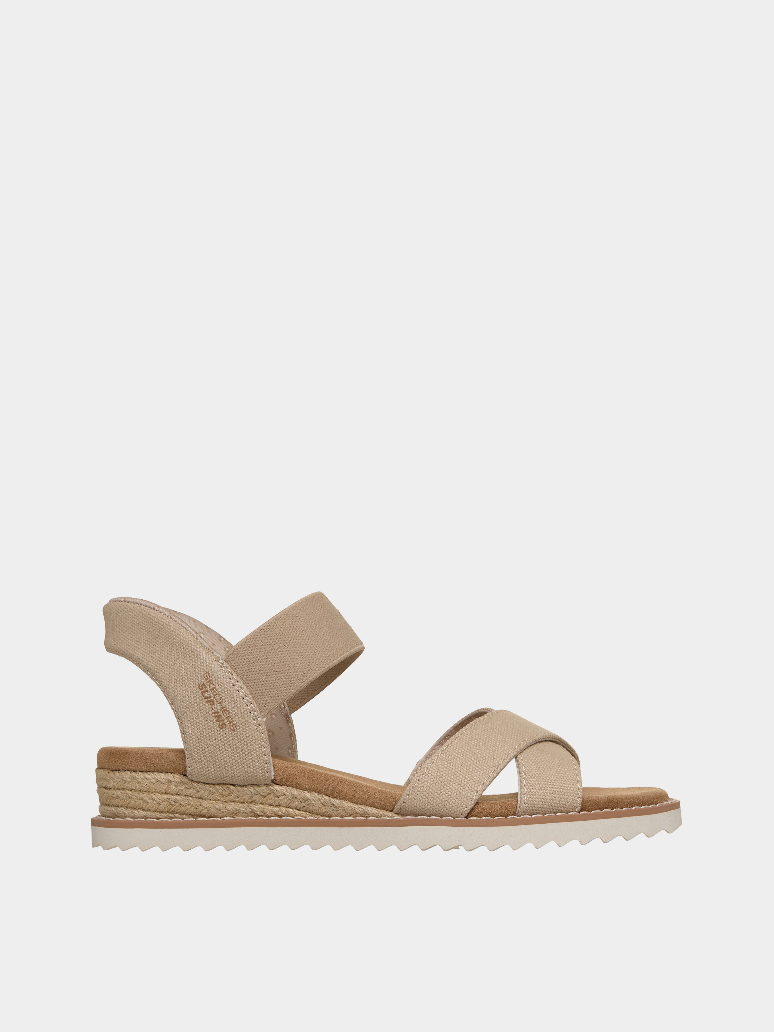 Жіночі Босоніжки Skechers DESERT KISS (KW9614) колір бежевий, матеріал текстиль Skechers - купити в Україні