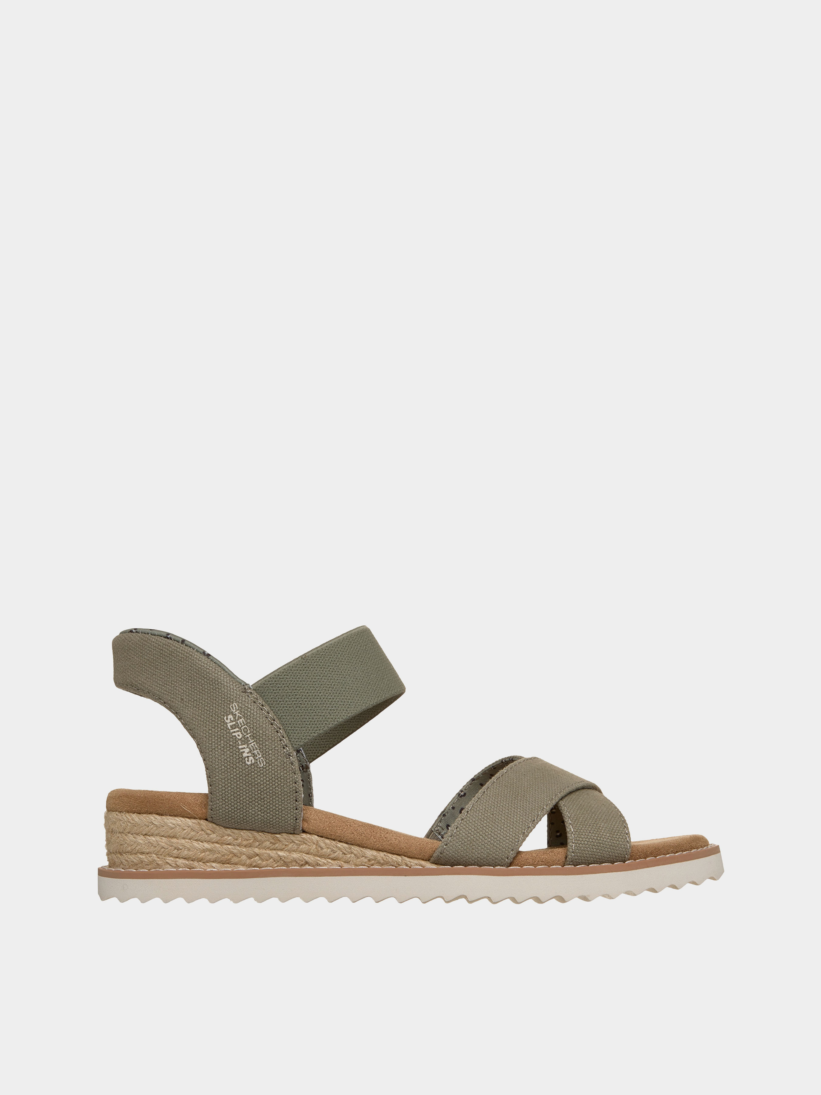 Жіночі Босоніжки Skechers DESERT KISS (KW9615) колір оливковий, матеріал текстиль Skechers - купити в Україні