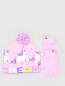 Шапка/рукавички Skechers Dream Unicorn Light-Up модель SGK6023PNK Фото