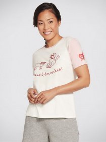 Футболки и поло Skechers BOBS модель BW1TS66 WHT Фото