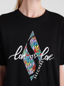 Футболки і поло Skechers x JGoldcrown: Love is Love модель JWTS5 BLK Фото