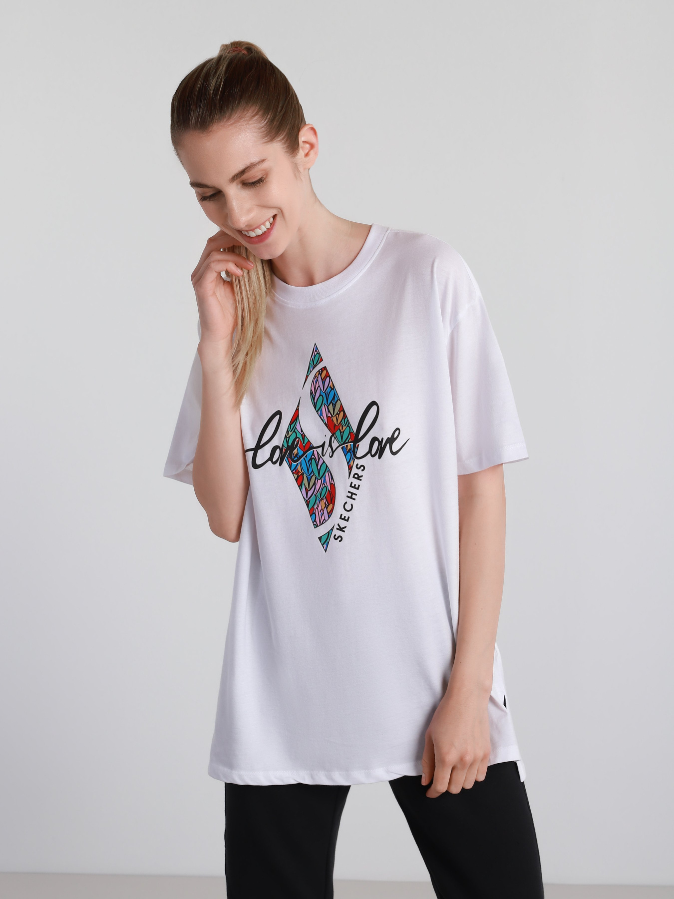 Футболка Skechers Skechers x JGoldcrown: Love is Love модель JWTS5 WHT Фото