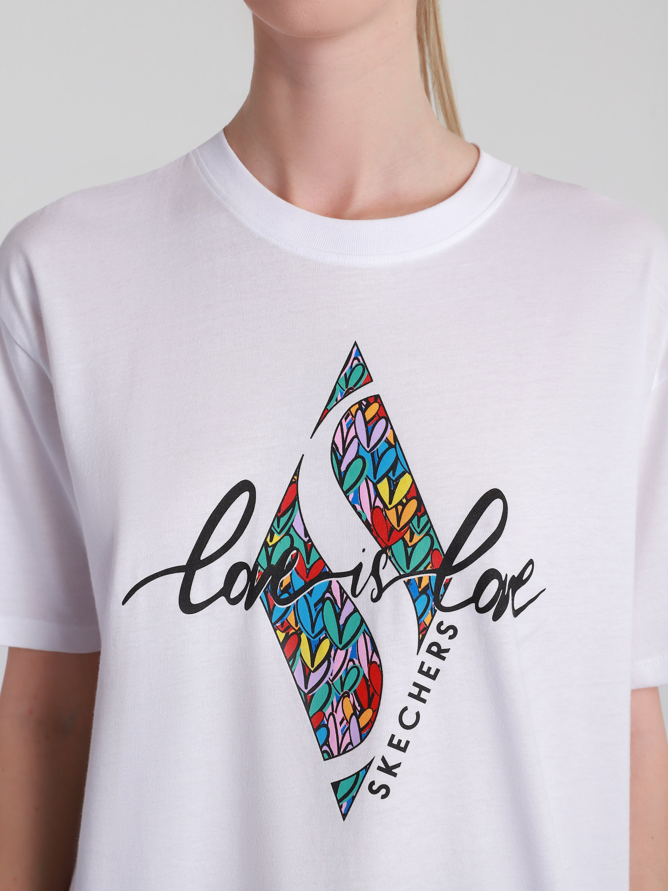 Футболка Skechers Skechers x JGoldcrown: Love is Love модель JWTS5 WHT Фото