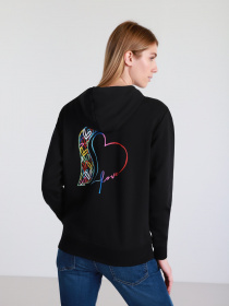 Кофта Skechers Skechers x JGoldcrown: Diamond Heart модель JWJA6 BLK Фото