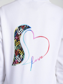 Кофта Skechers Skechers x JGoldcrown: Diamond Heart модель JWJA6 WHT Фото