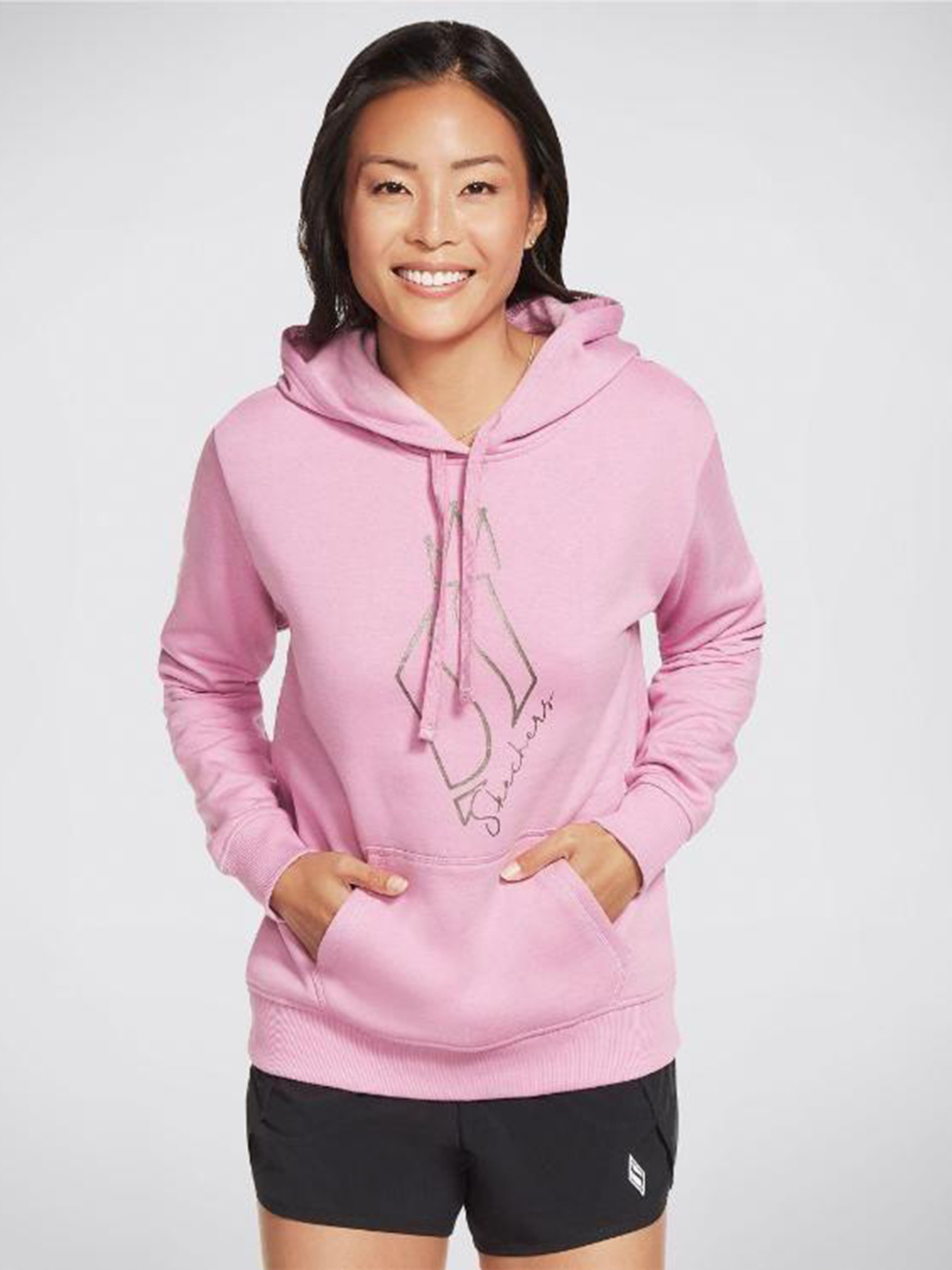 Худи Skechers Gunmetal Diamond Crown модель WHD43 PRLV Фото