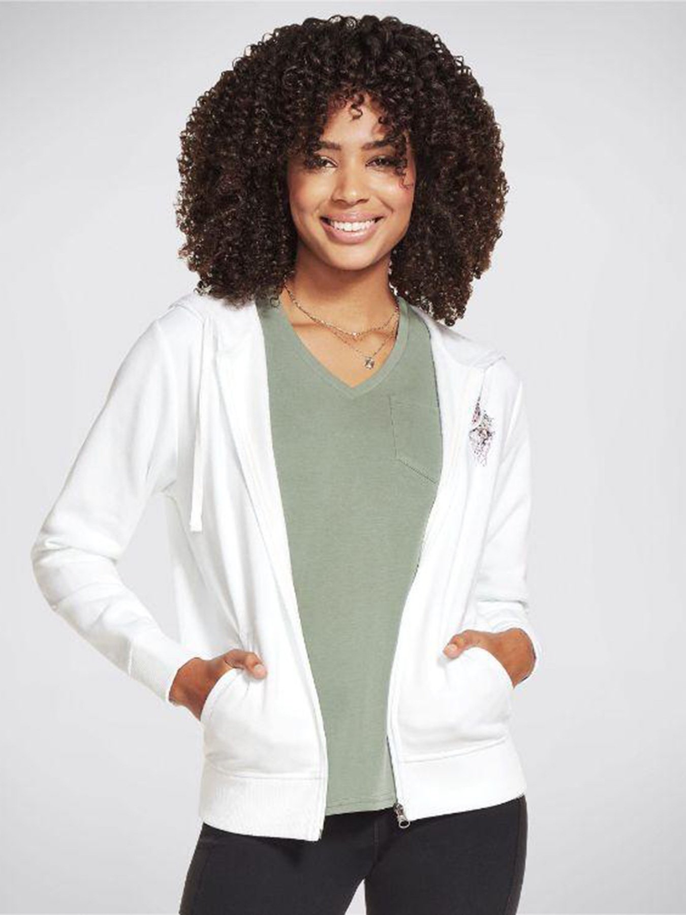 Кофта Skechers Botanical Diamond модель WJA203 WHT Фото