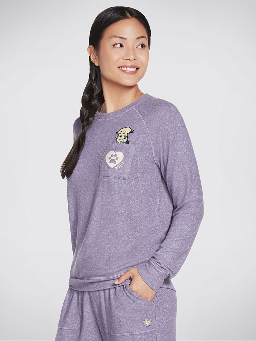 Лонгслив Skechers BOBS Dapper Cozy модель BW3LT73 GYPR Фото