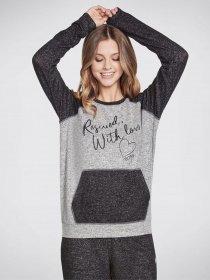 Реглан Skechers BOBS With Love модель BW3LT86 GRY Реглан Skechers BOBS With Love модель BW3LT86 GRY Фото