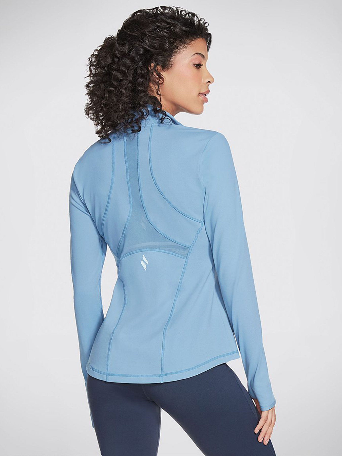 Демісезонна куртка Skechers Gowalk модель W03JA158 BLGY Фото