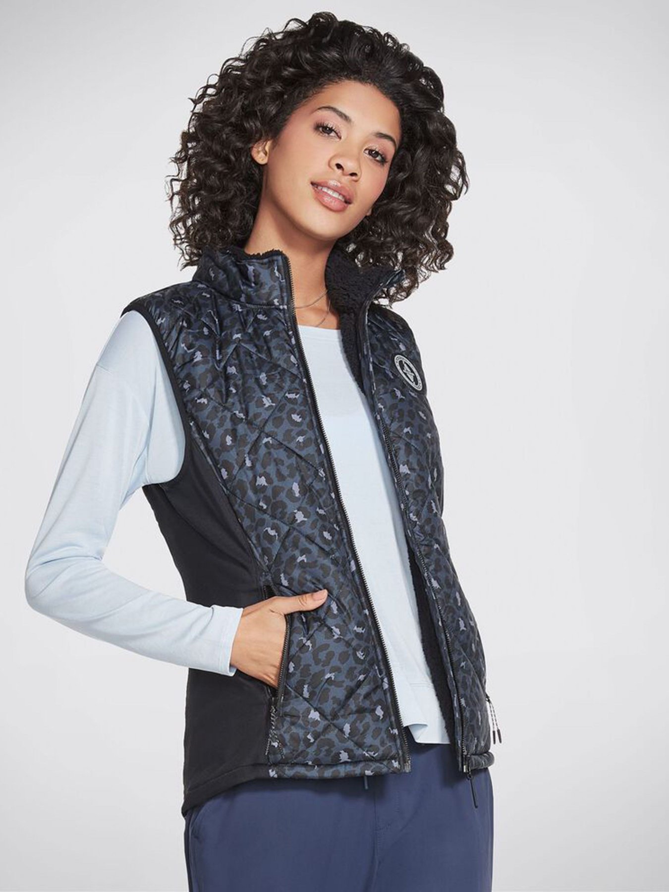 Жилет Skechers GOwalk Wear ™ Midnight Puffer Vest модель W3JA242 BKNV Фото