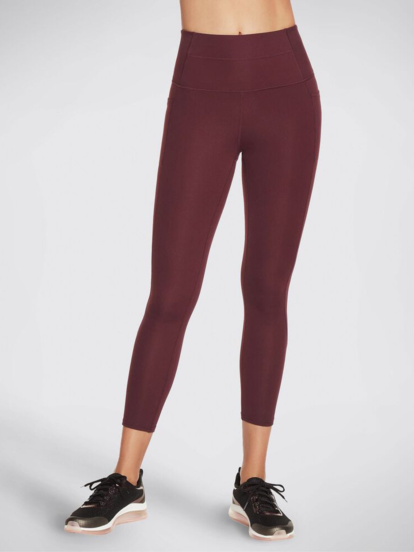 Леггинсы спортивные Skechers GOWALK Backbend 7/8 модель W03LG31B PUR Фото