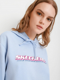 Худи Skechers BLOCK HERITAGE PULLOVER HOODIE модель WHD60 BLPW Фото