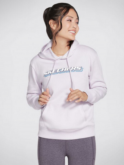 Худі Skechers BLOCK HERITAGE PULLOVER HOODIE модель WHD60 PRLV — фото 3 - INTERTOP