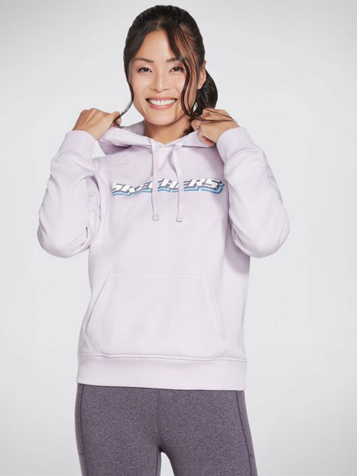 Худи Skechers BLOCK HERITAGE PULLOVER HOODIE модель WHD60 PRLV Фото