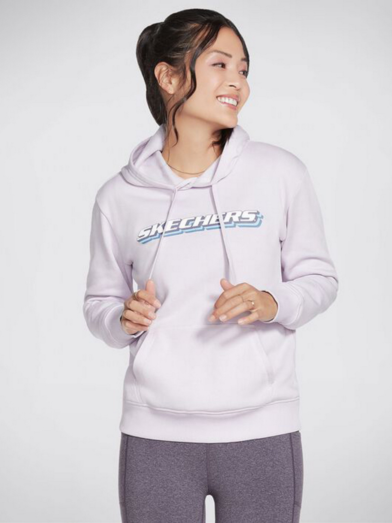 Худи Skechers BLOCK HERITAGE PULLOVER HOODIE модель WHD60 PRLV Фото