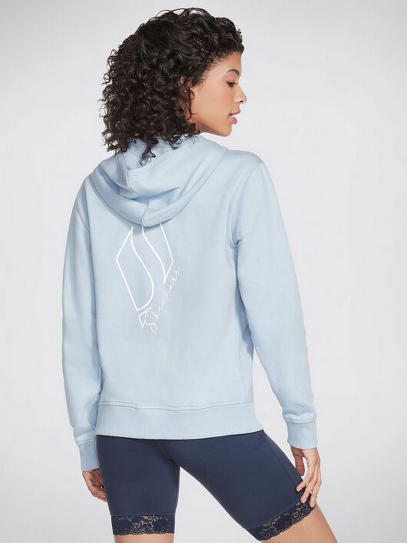 Худи Skechers DIAMOND CROWN FRONT ZIP HOODIE модель WJA205 BLPW Худи Skechers DIAMOND CROWN FRONT ZIP HOODIE модель WJA205 BLPW Фото