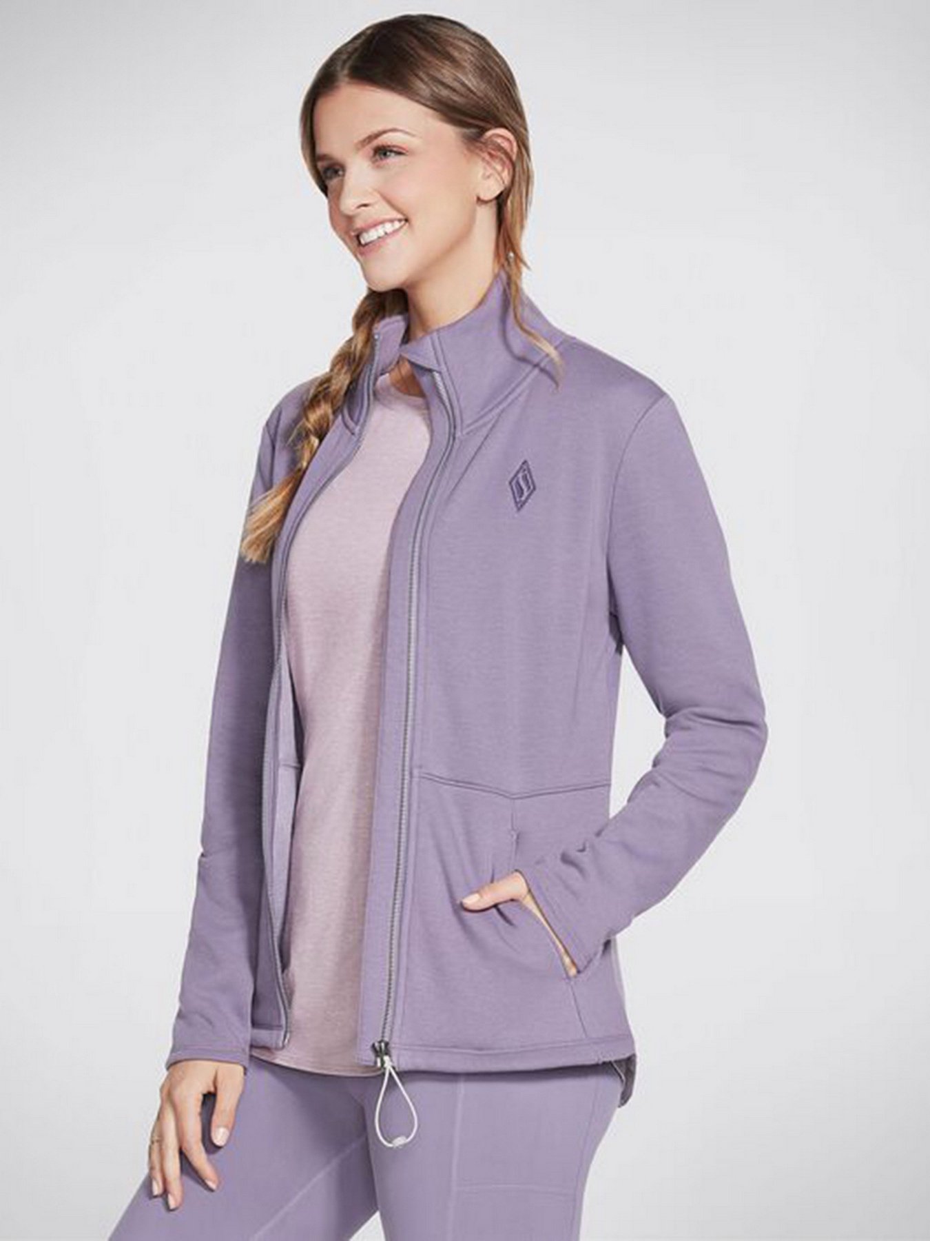 Спортивная кофта Skechers GOSNUGGLE JACKET модель W3JA235 GYPR Фото