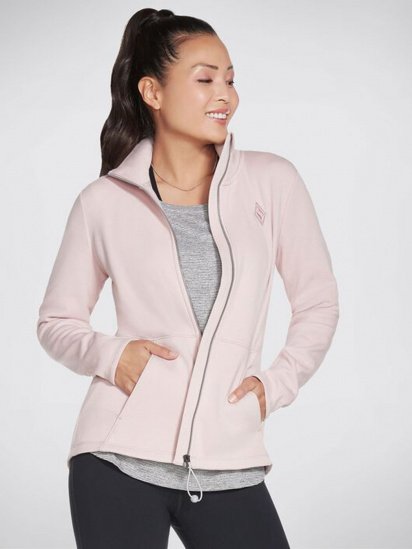 Кофта спортивна Skechers GOSNUGGLE JACKET модель W3JA235 LPK — фото 4 - INTERTOP