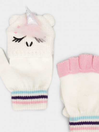 Рукавички Skechers Unicorn Convertible Mittens модель SGK1565OFWT — фото 3 - INTERTOP