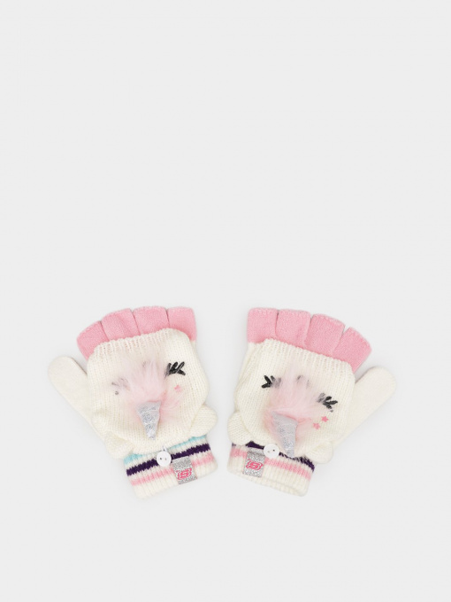 Рукавички Skechers Unicorn Convertible Mittens Модель SGK1565OFWT Фото