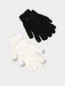 Перчатки Skechers 2 Pack Feather Yarn Gloves модель SLK83131MULT Фото