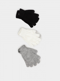 Перчатки Skechers 3 Pack Magic Gloves модель SLK83015BKMT Фото