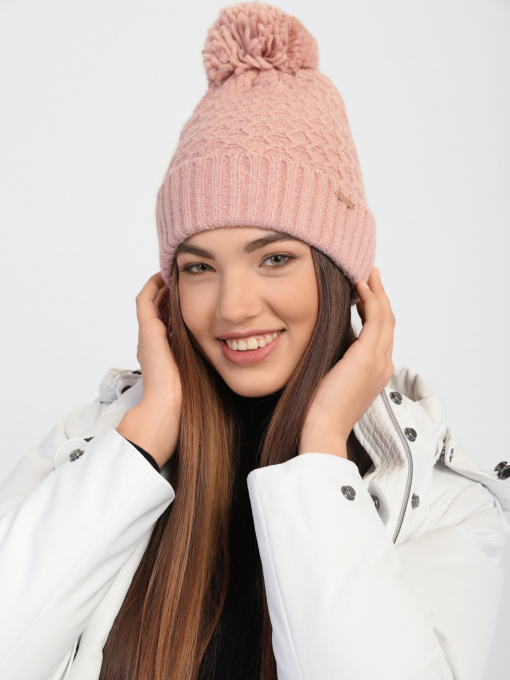 Шапка Skechers Diamond Texture Beanie Hat модель SLK1038PNK Фото