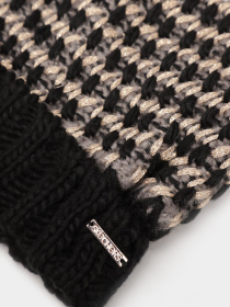 Шапка Skechers Metallic Yarn Beanie Hat модель SLK1043BLK Фото