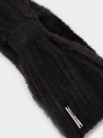 Пов'язка на голову Skechers Ribbed Knit Bow Headwrap модель SLK4011BLK Фото
