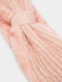 Пов'язка на голову Skechers Ribbed Knit Bow Headwrap модель SLK4011PNK Фото