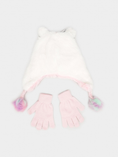 Шапка/рукавички Skechers Plush Unicorn Hat Set модель SGC6019OFWT — фото - INTERTOP