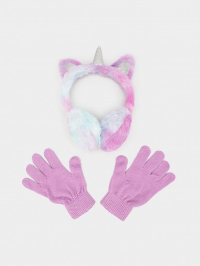 Шапка/рукавички Skechers Unicorn Earmuffs and Glove Set модель SGC6003PRMT — фото - INTERTOP