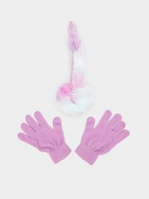 Шапка/рукавички Skechers Unicorn Earmuffs and Glove Set модель SGC6003PRMT Фото