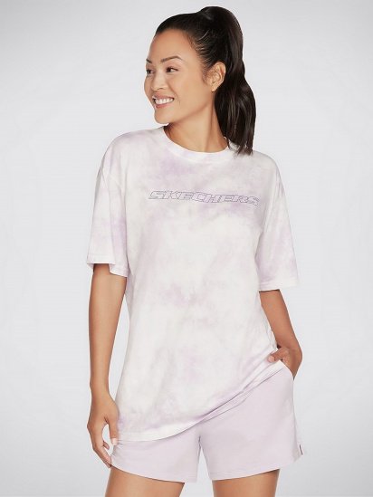 Футболка Skechers GOLOUNGE Wear™ SKECHDYE Everyone Tee модель W1TS332 PRLV — фото - INTERTOP