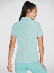 Футболка Skechers GoDri Diamond Blissful Club Polo модель W1TO73 TURQ Фото