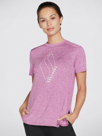 Футболка Skechers GoDri Diamond Blissful Tee модель W1TS327 PRHP Фото